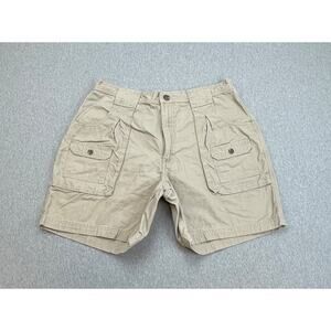 Redhead Shorts Mens 38 Beige 100% Cotton Outdoor Cargo 8" Inseam